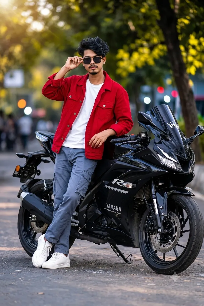 Cinematic Outdoor Portrait of a Stylish Young Man