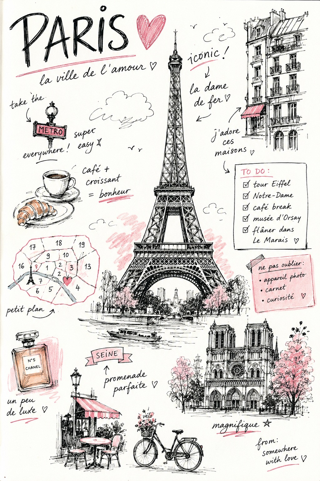 Hand-Drawn Travel Journal Sketch output 4