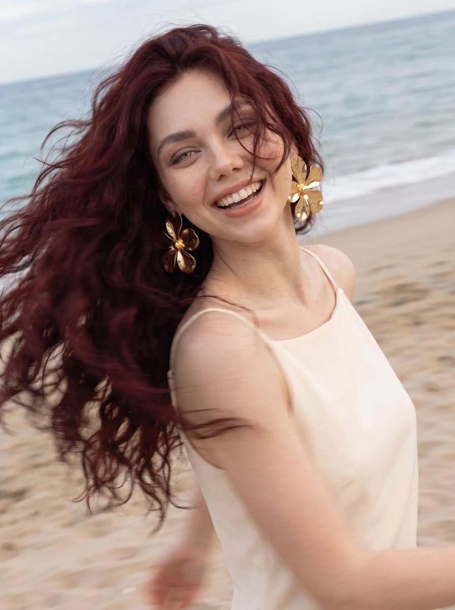 Coastal Luxury Beauty Editorial Portrait output 11