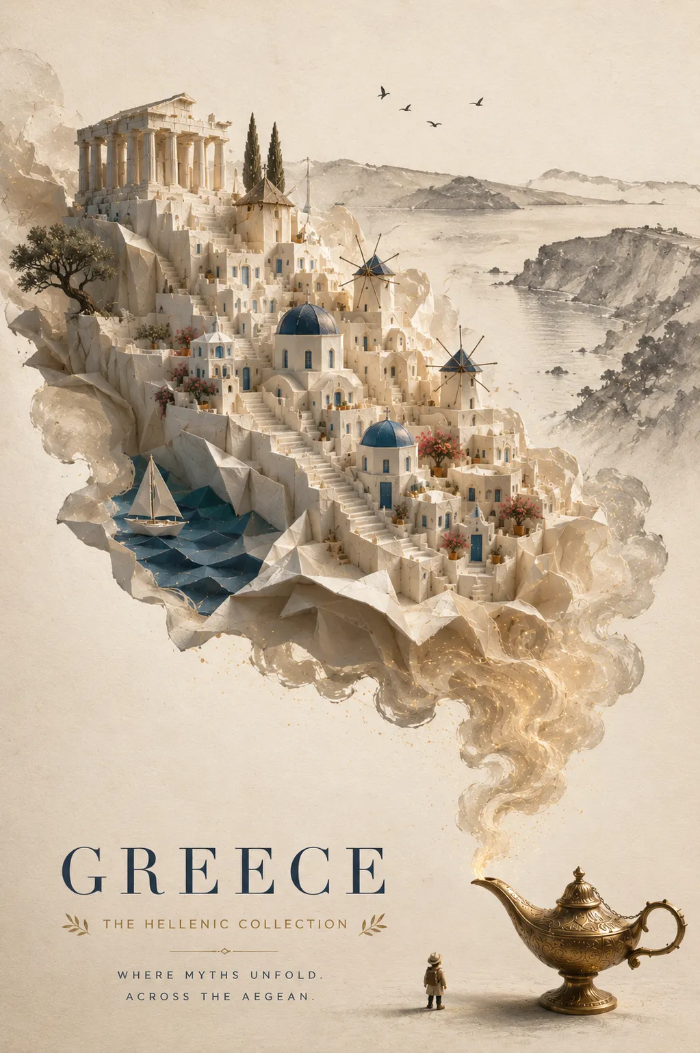 Magical Miniature World Travel Poster output 1