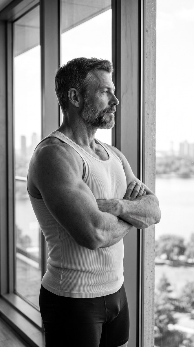Monochrome Documentary Portrait by a Window output 2