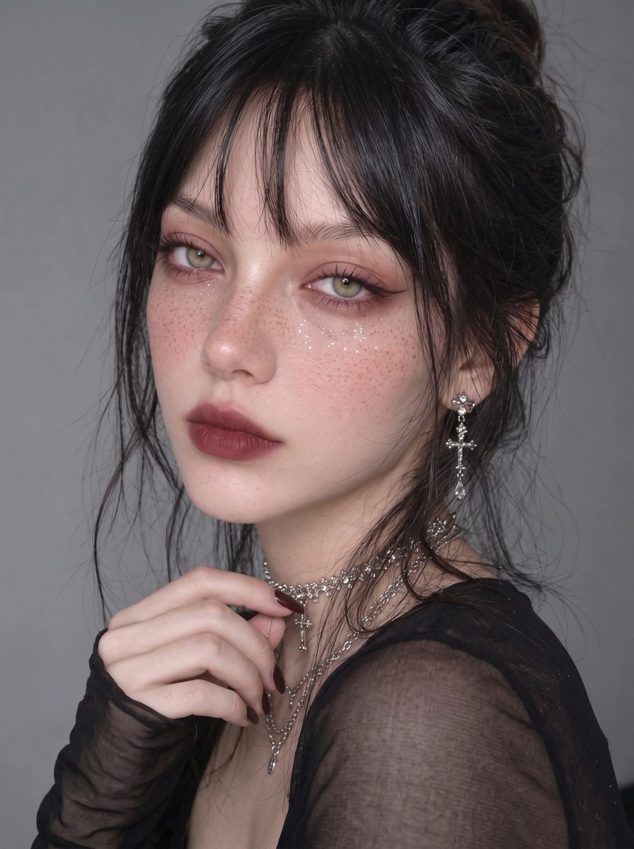 Dark Romantic Gothic Beauty Portrait output 2