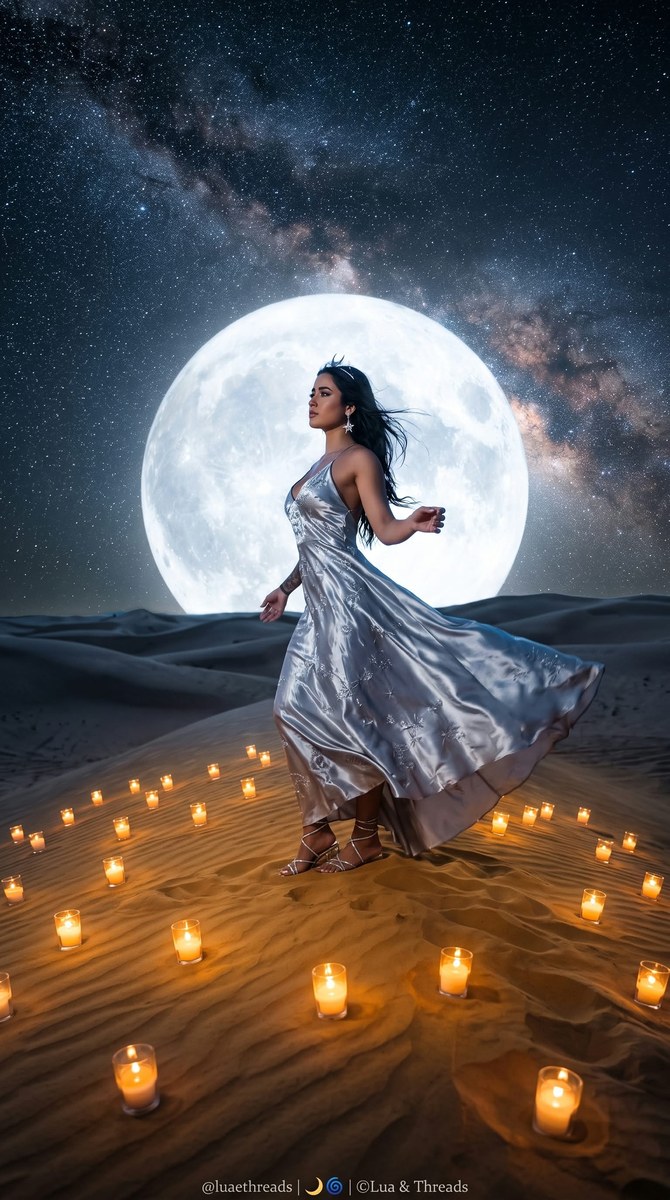 Moonlit Desert Cinematic Fashion Editorial output 4