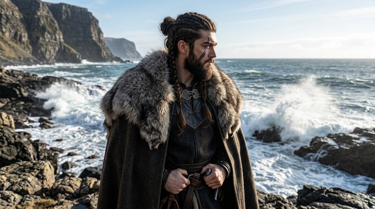 The Northern Warrior: Nordic Viking Editorial Portrait output 4