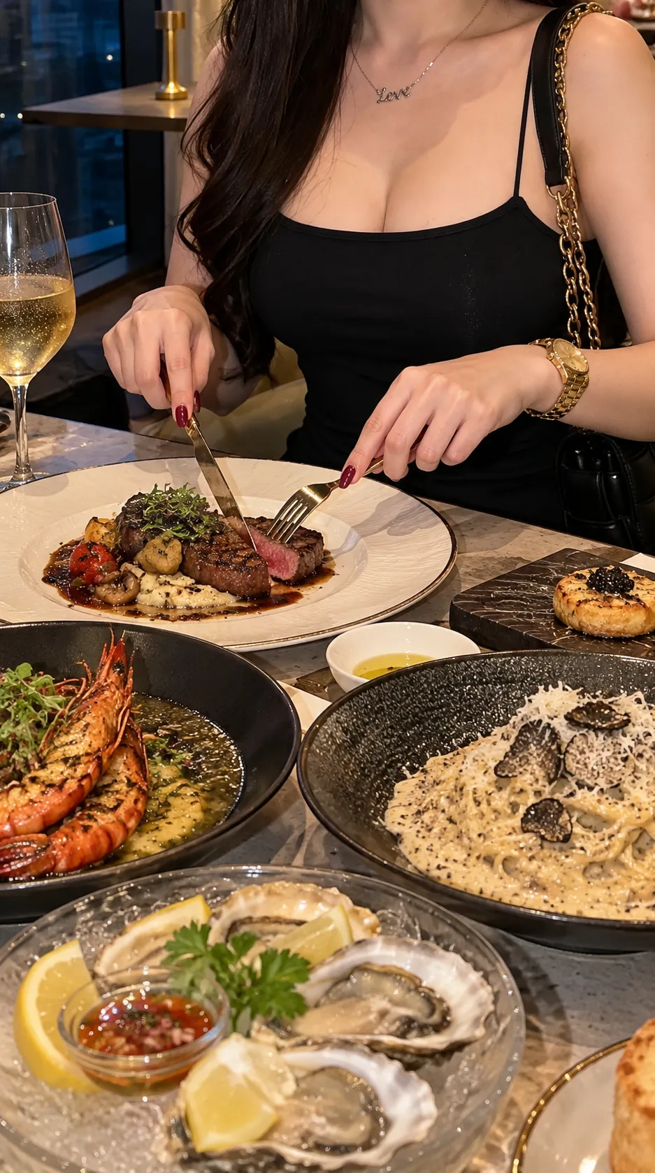 Elegant Luxury Restaurant Portrait output 5