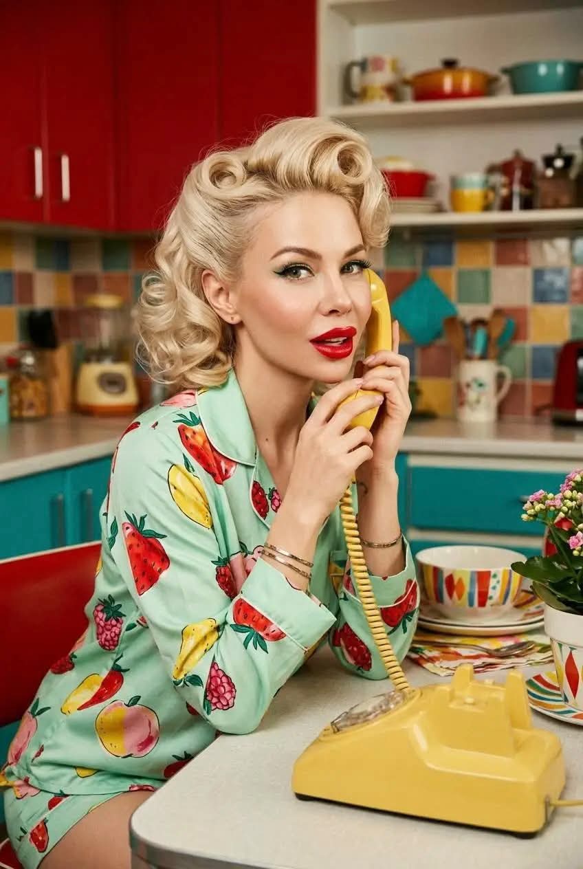 1950s Retro-Pin-Up Kitchen Fashion Photo output 4