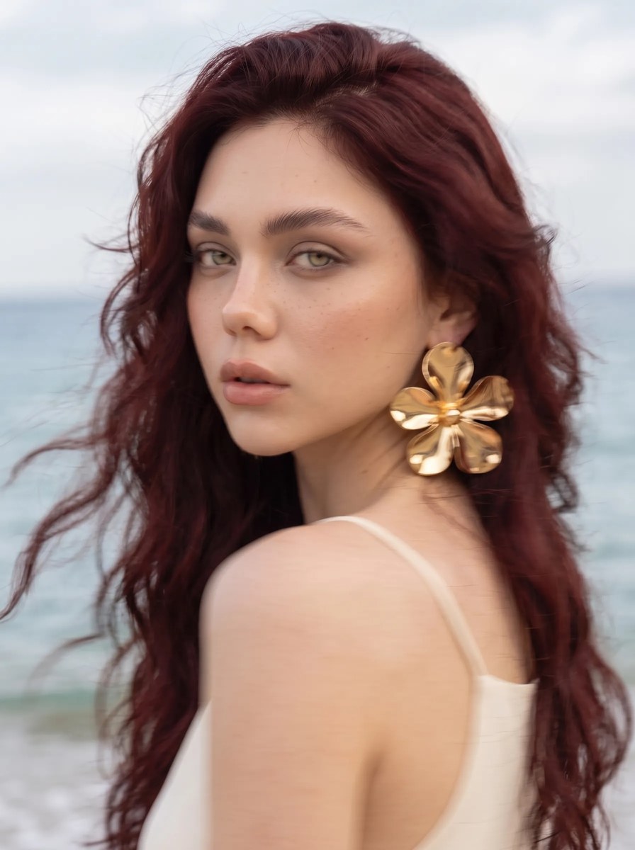 Coastal Luxury Beauty Editorial Portrait output 2