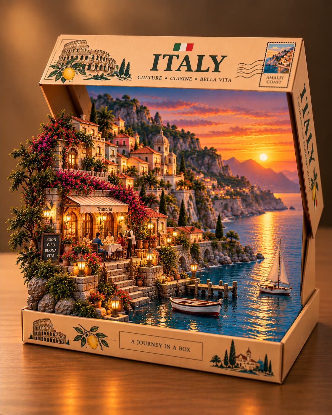 A Journey in a Box: Miniature Travel Diorama output 2