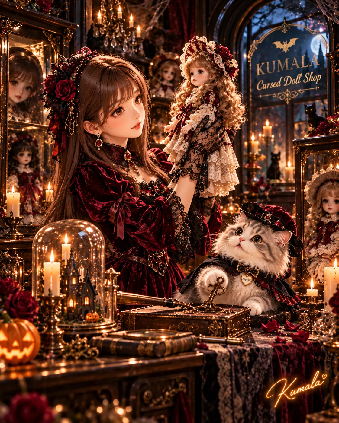 Kumala & Mochi — The Cursed Doll Shop