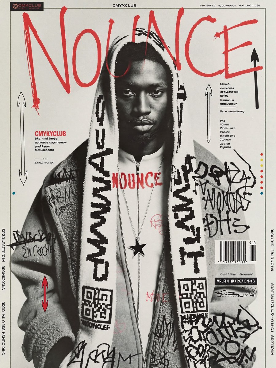 Grayscale Streetwear Editorial Collage output 5