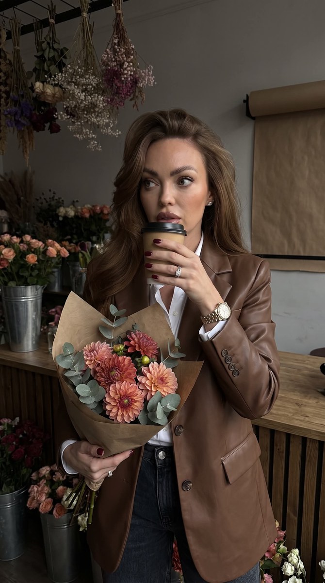 Candid Flower-Shop Portrait from an Identity Photo output 1