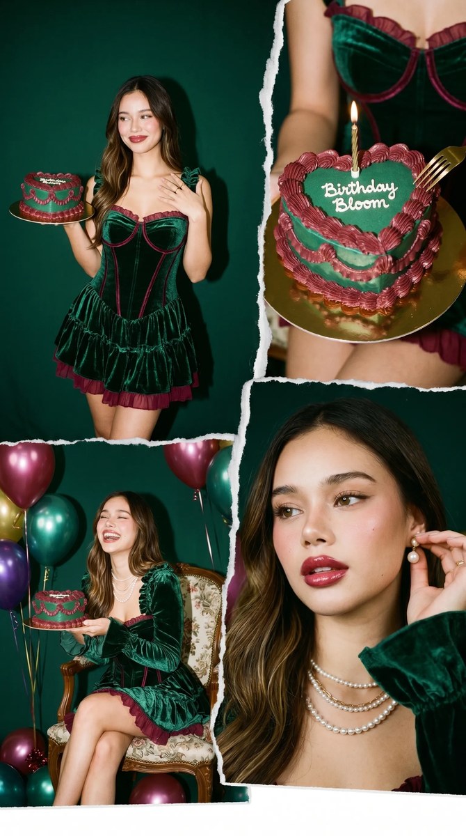 Minimal Satin Birthday Muse Collage output 9