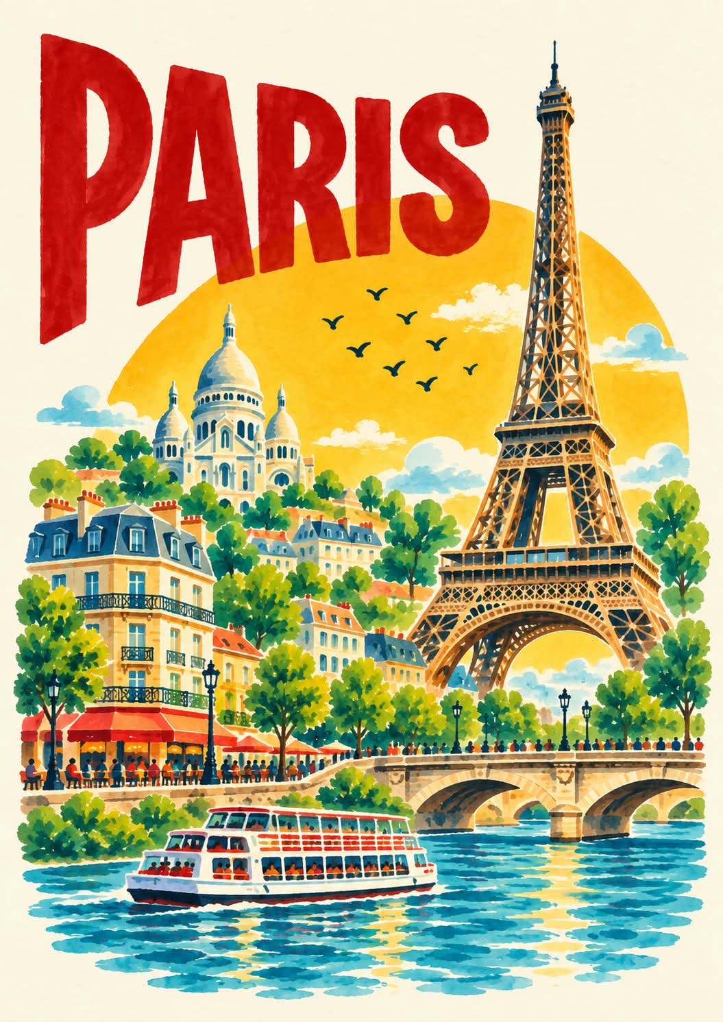 Vintage Illustrated Travel Poster output 3