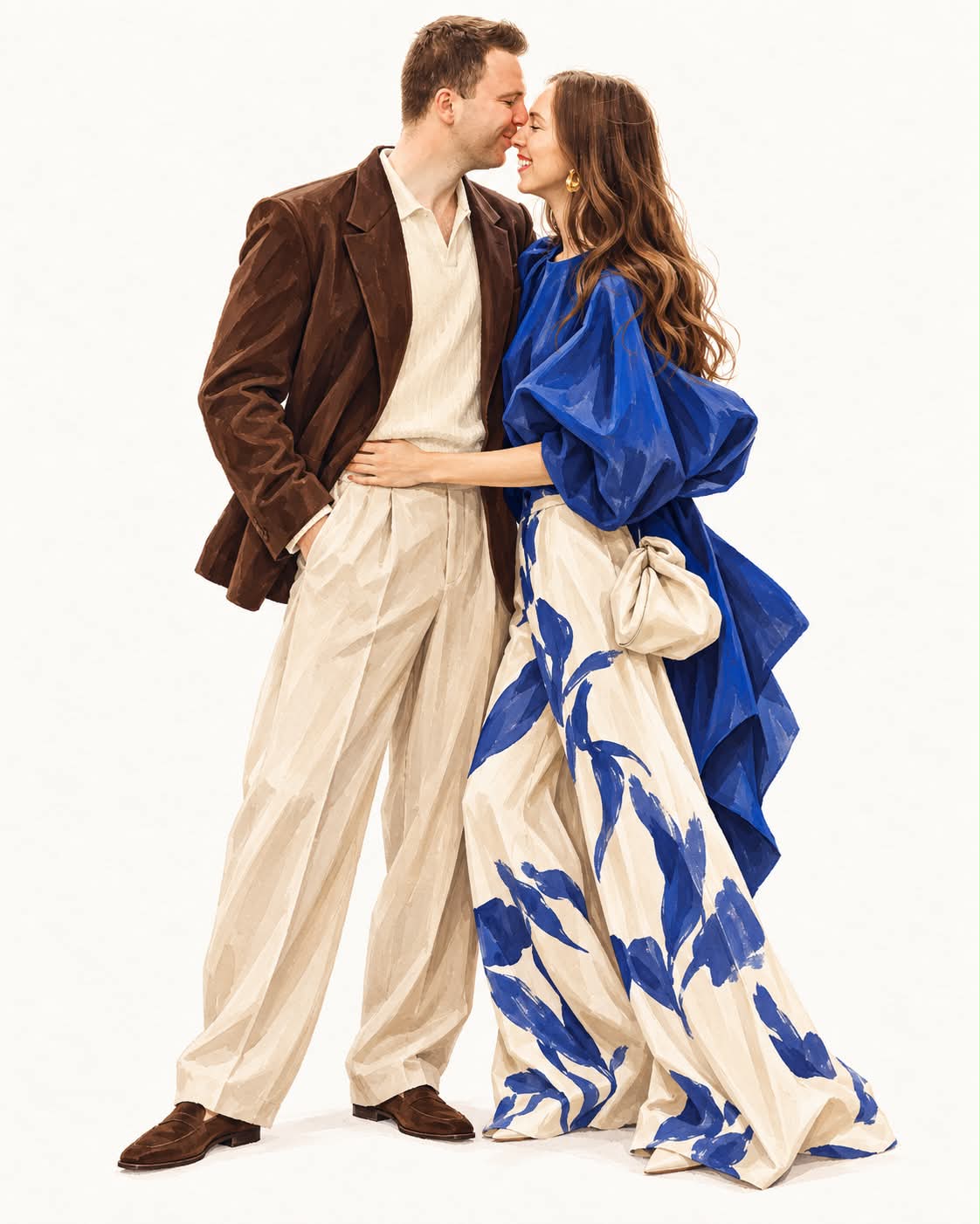Sculptural Gouache Fashion Editorial output 1
