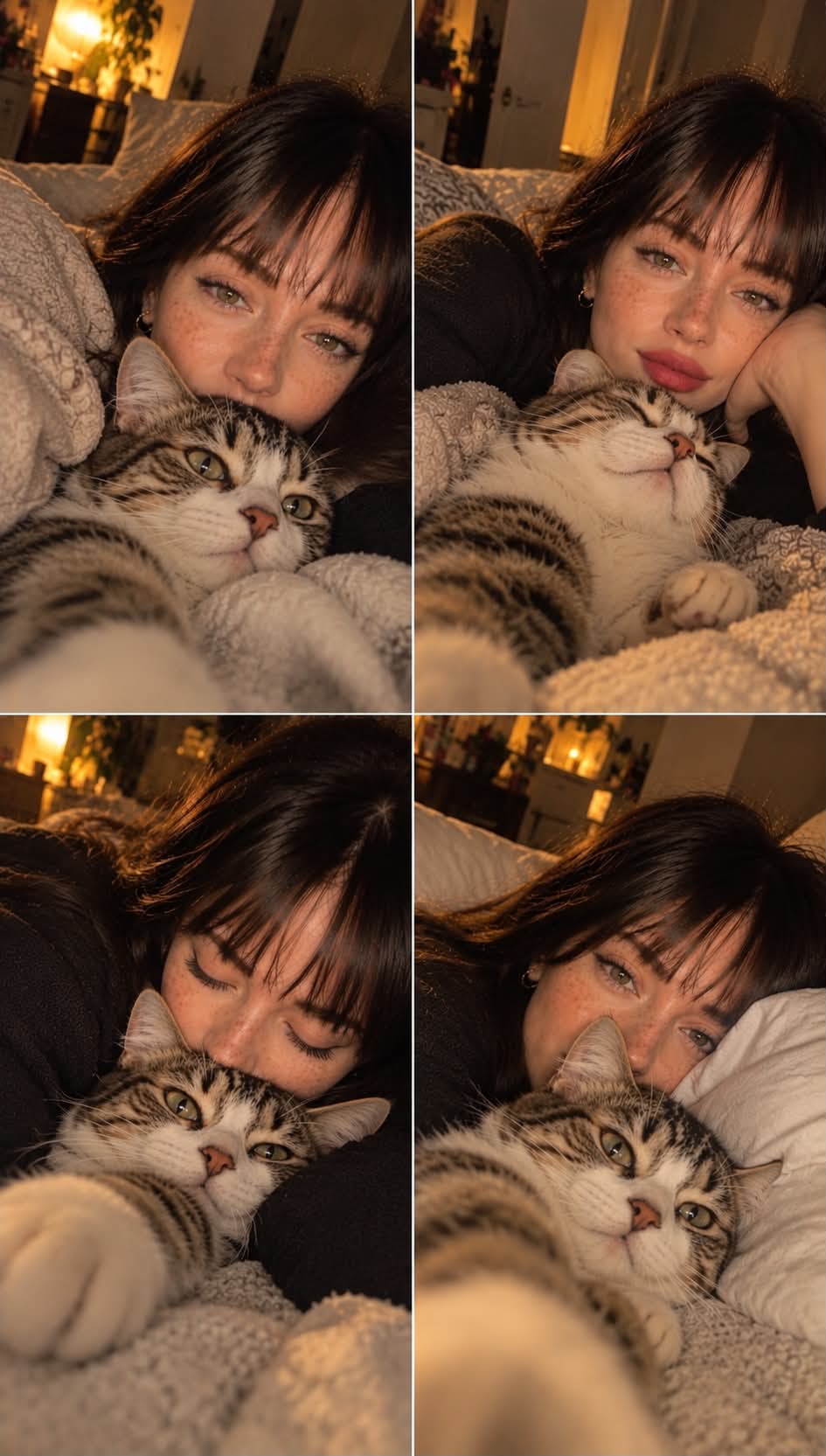 Cozy Cat Selfie at Home output 2