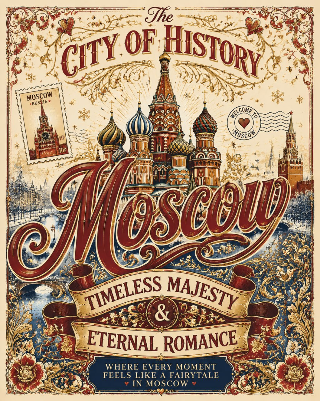 Vintage poster in GPT Image 2 output 3