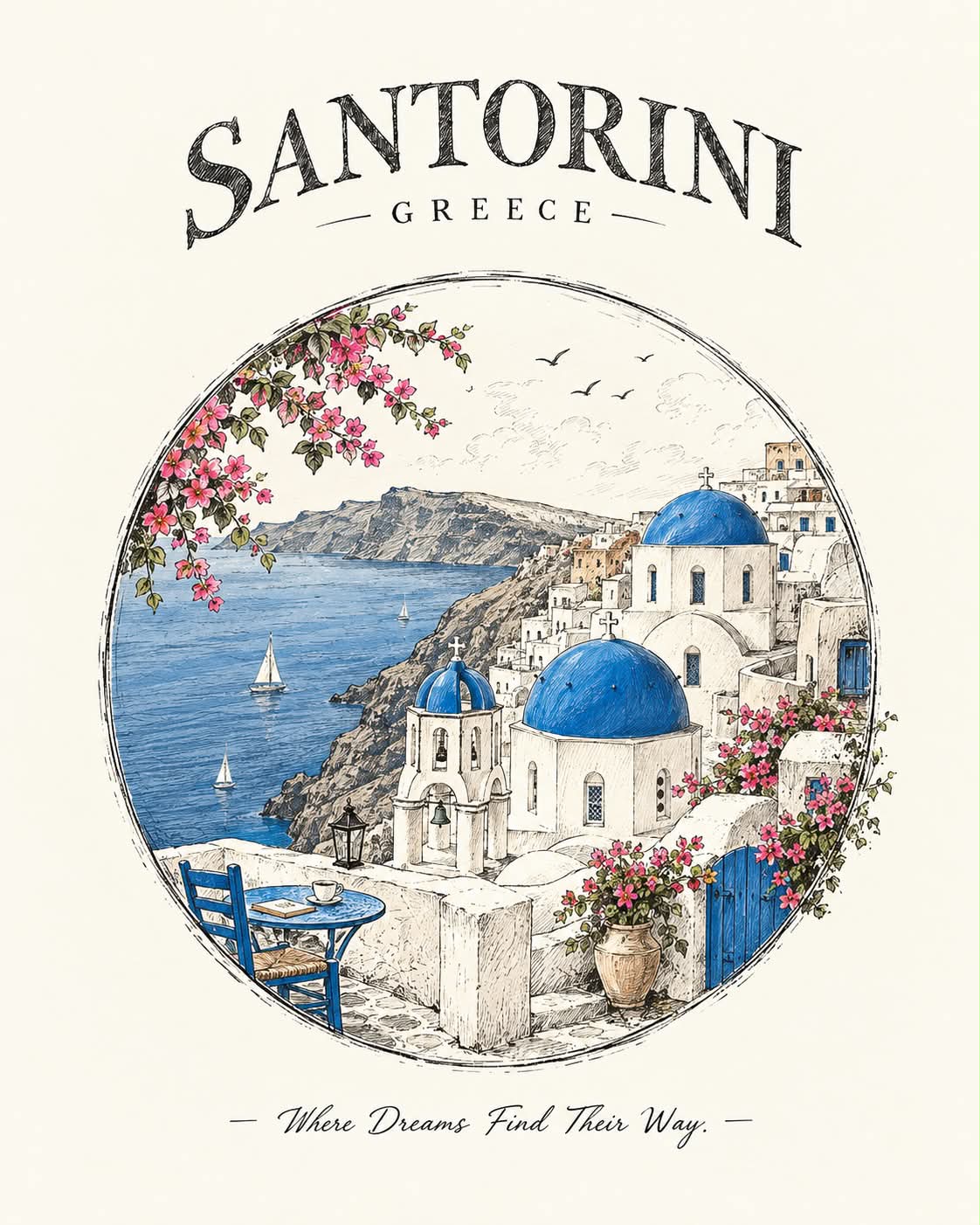 Vintage Hand-Drawn Travel Emblem output 2