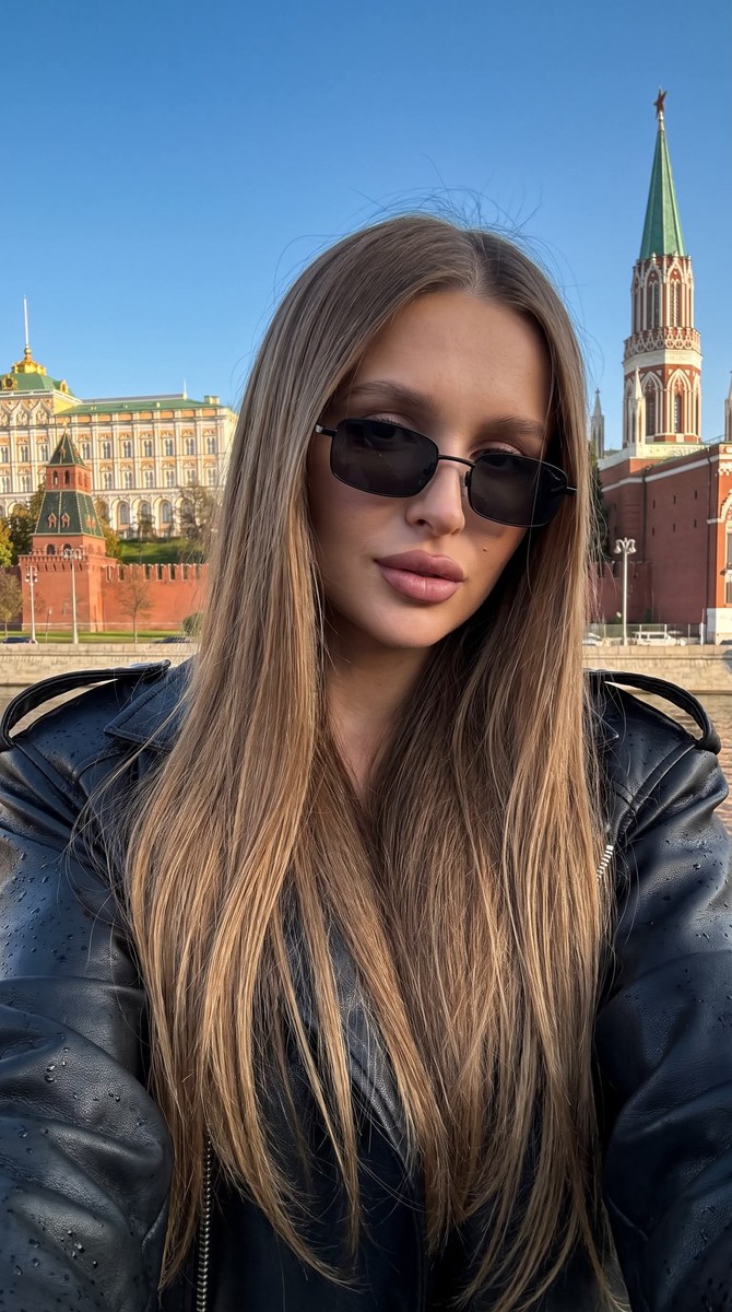 Photorealistic Selfie at the Moscow Kremlin