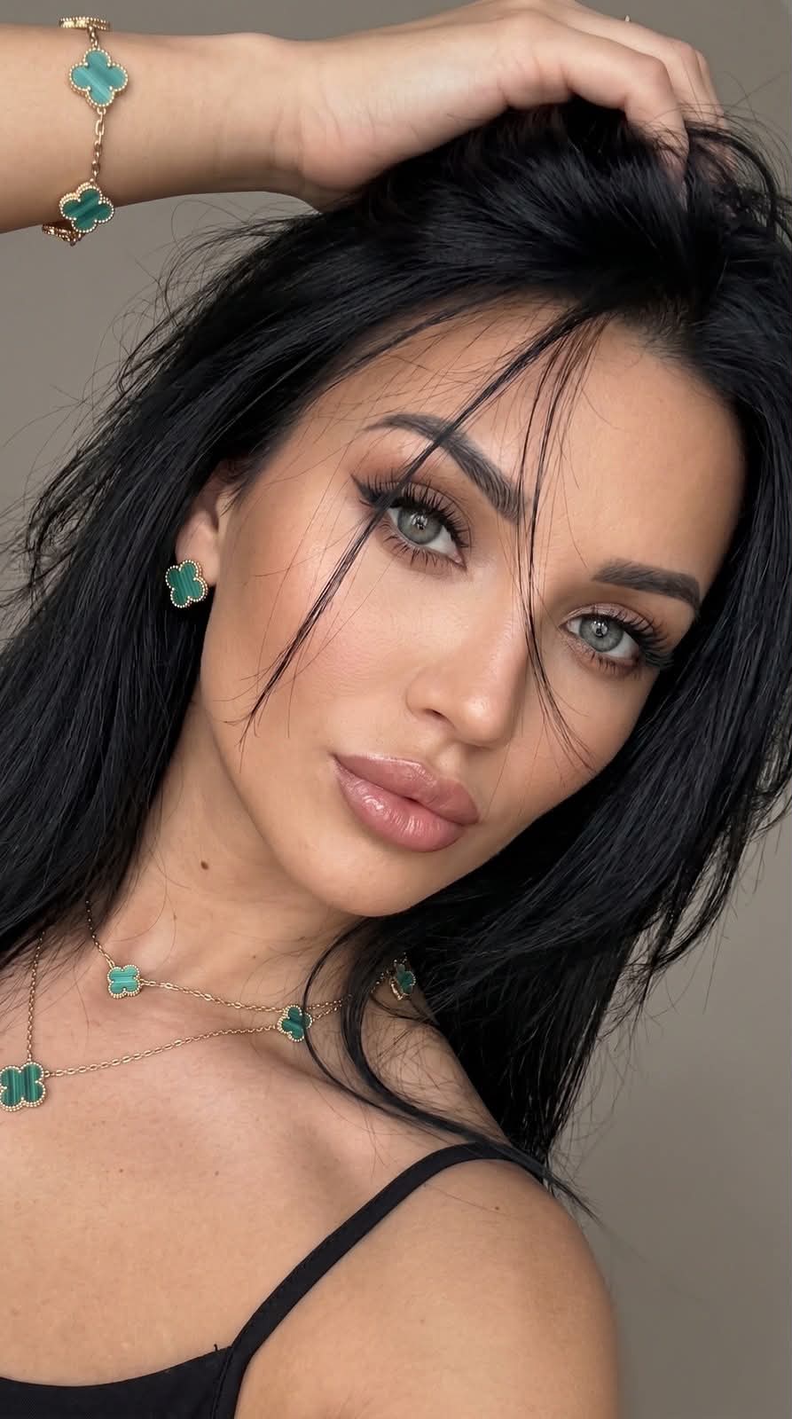 Moody Close-Up Fashion Selfie