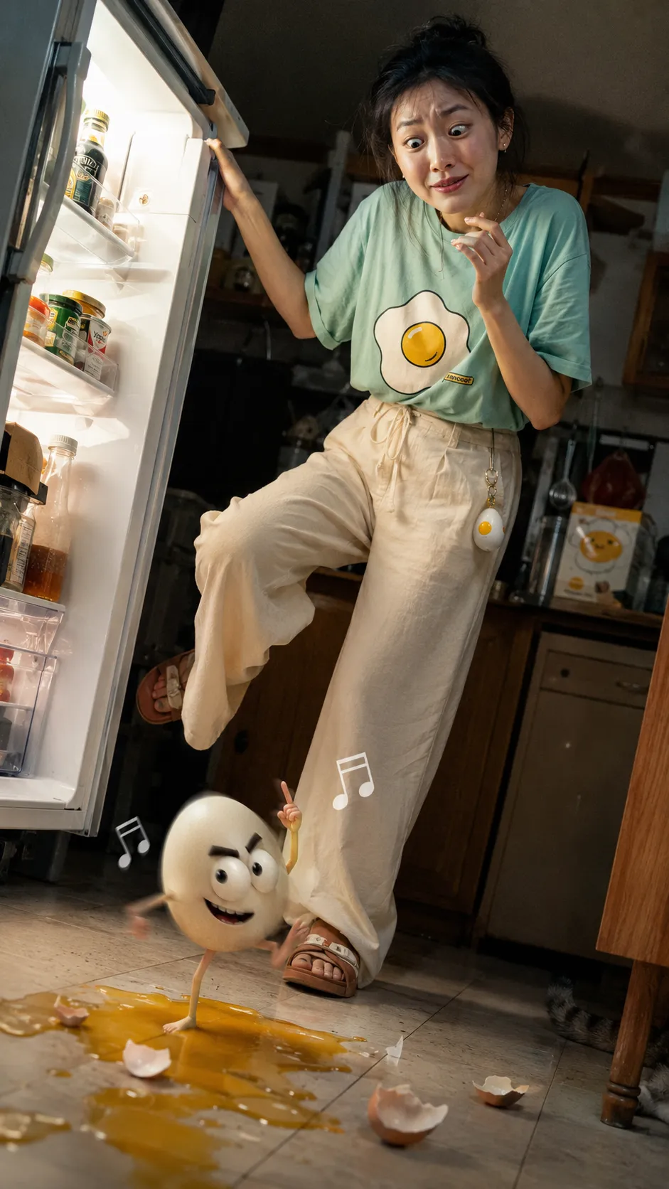 Dancing Egg Refrigerator Surprise output 1