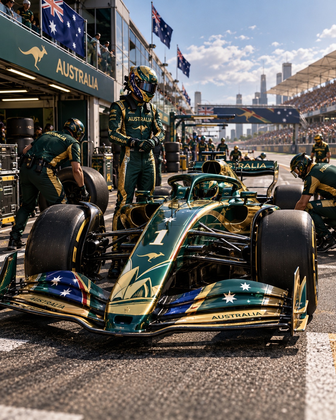 Country-Inspired Formula 1 National Team