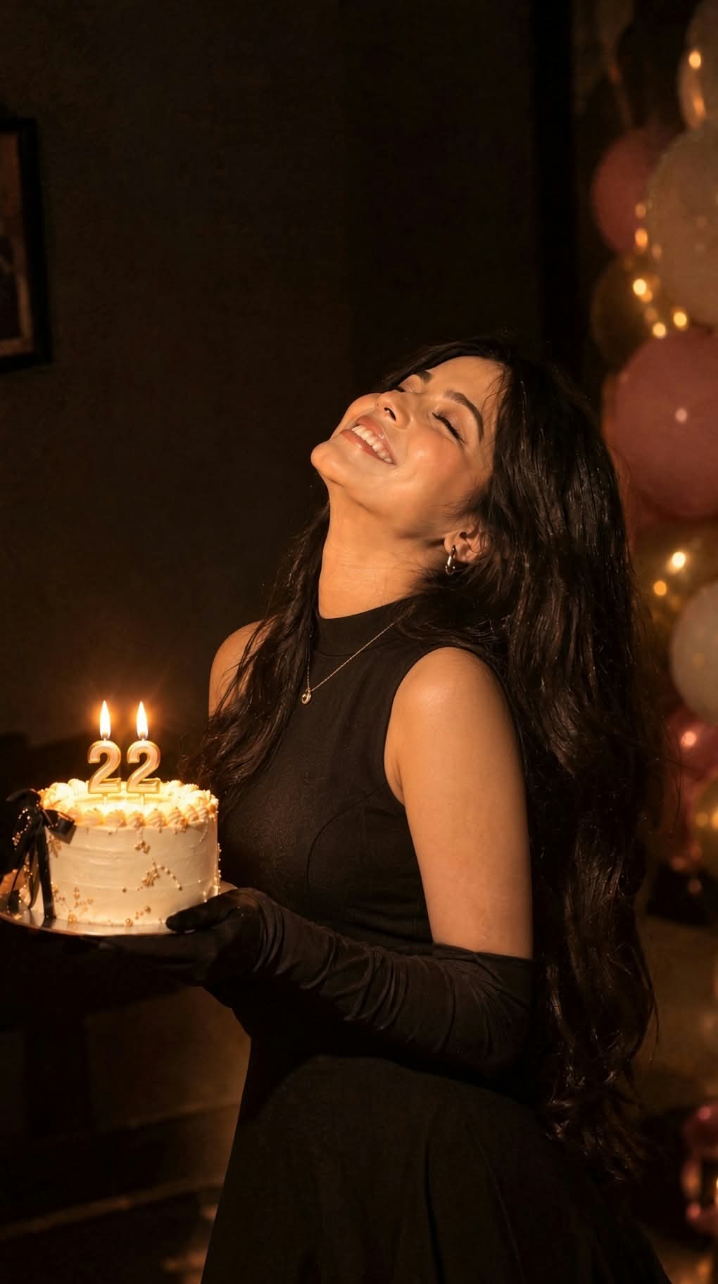 Warm, Low-Key Birthday Portrait output 1