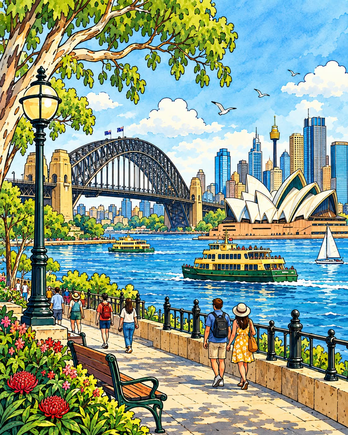 Children’s-Book Travel Illustration output 2