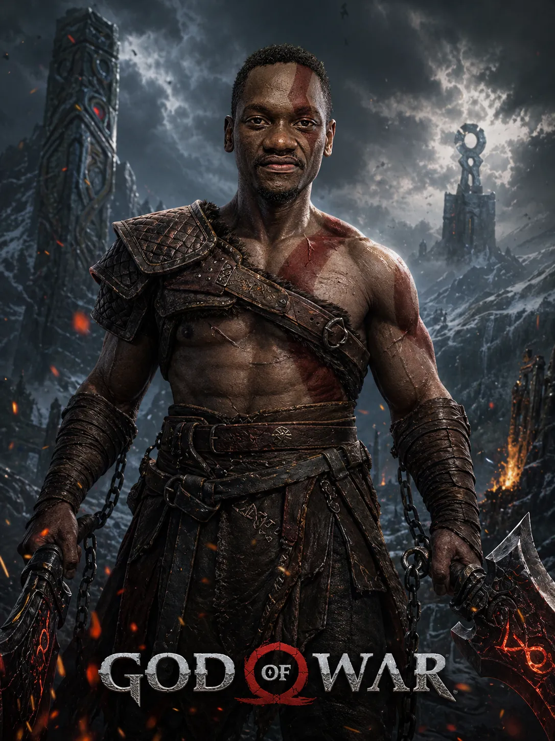 God of War Cinematic Character Poster output 2