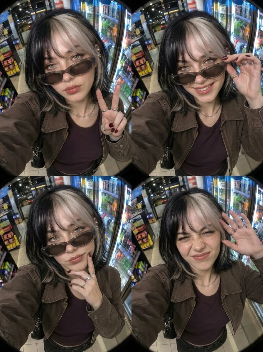 Convenience Store Fisheye Selfie output 8