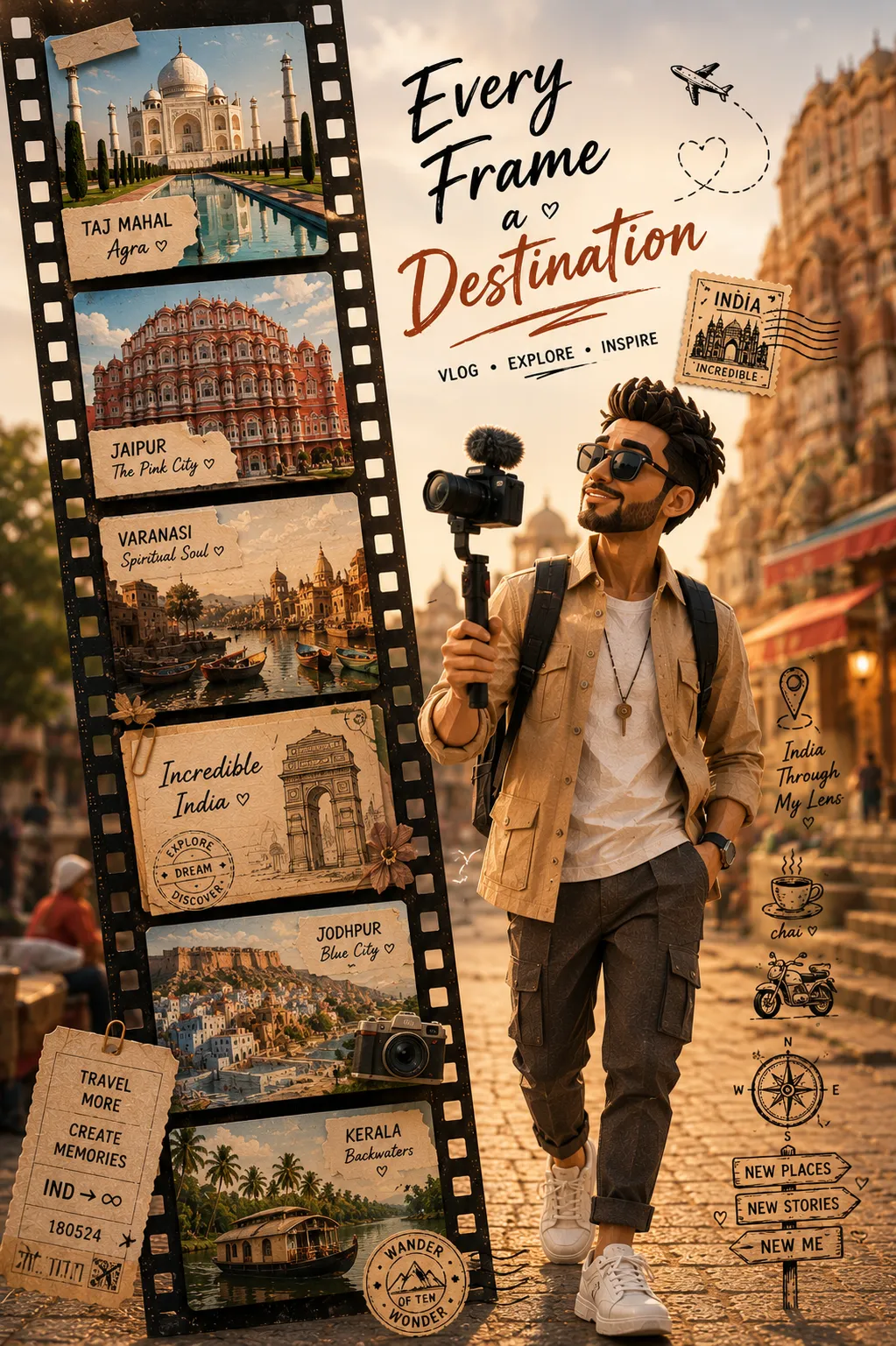 Every Frame a Destination — Travel Poster output 3