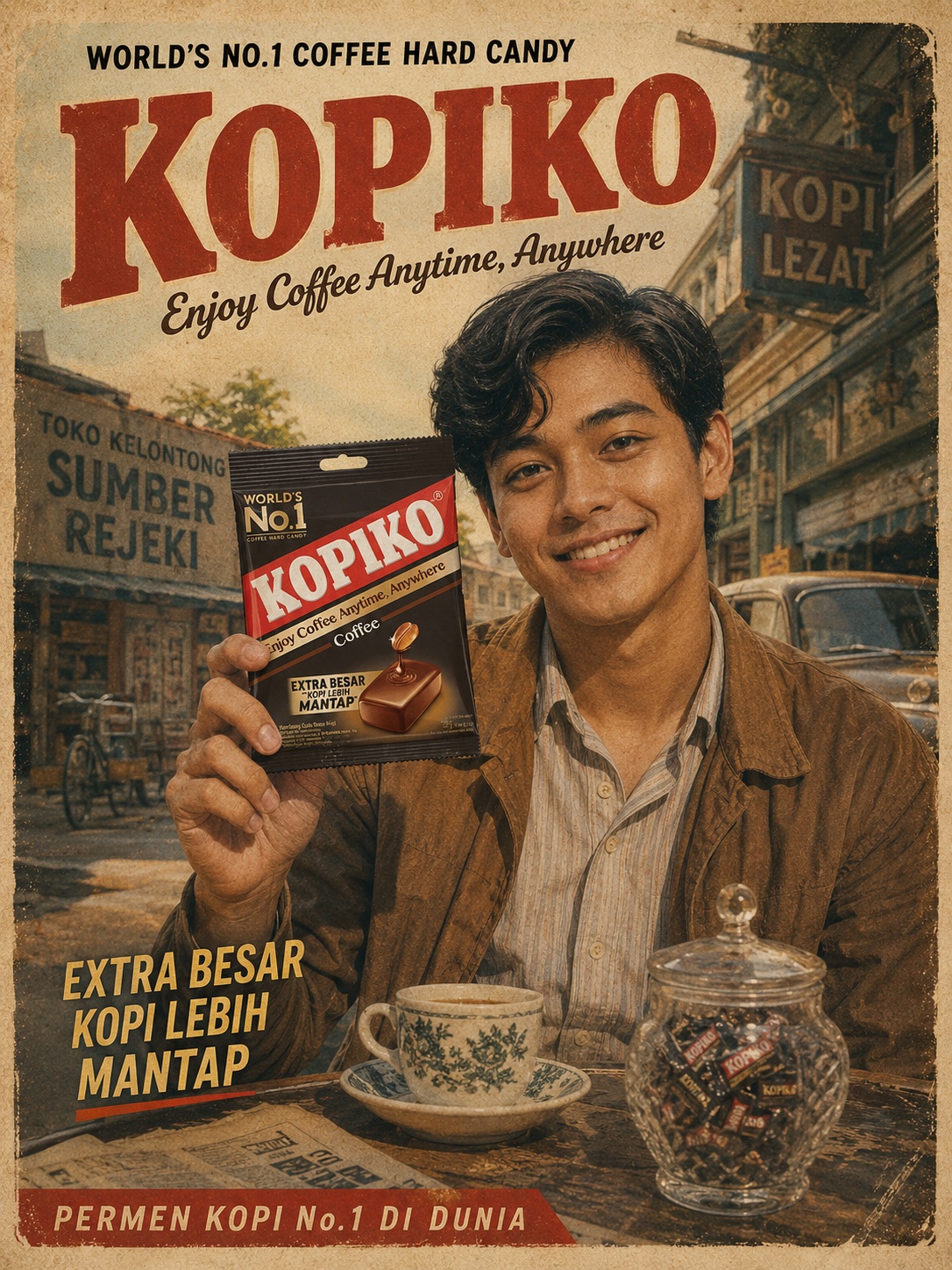 Vintage Indonesian Product Advertising Poster output 2