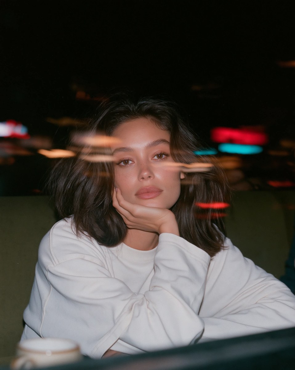 Through the Glass — Café Window Portrait