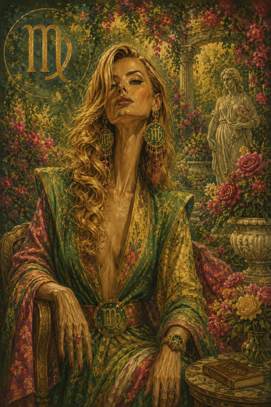 Surreal Mid-Century Zodiac Portrait output 8