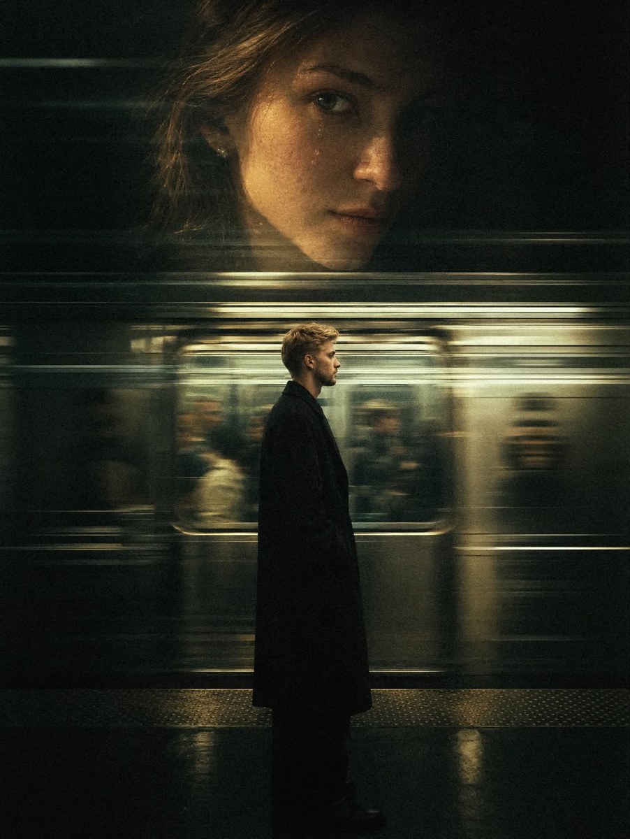 Motion-Blurred Subway Fashion Editorial