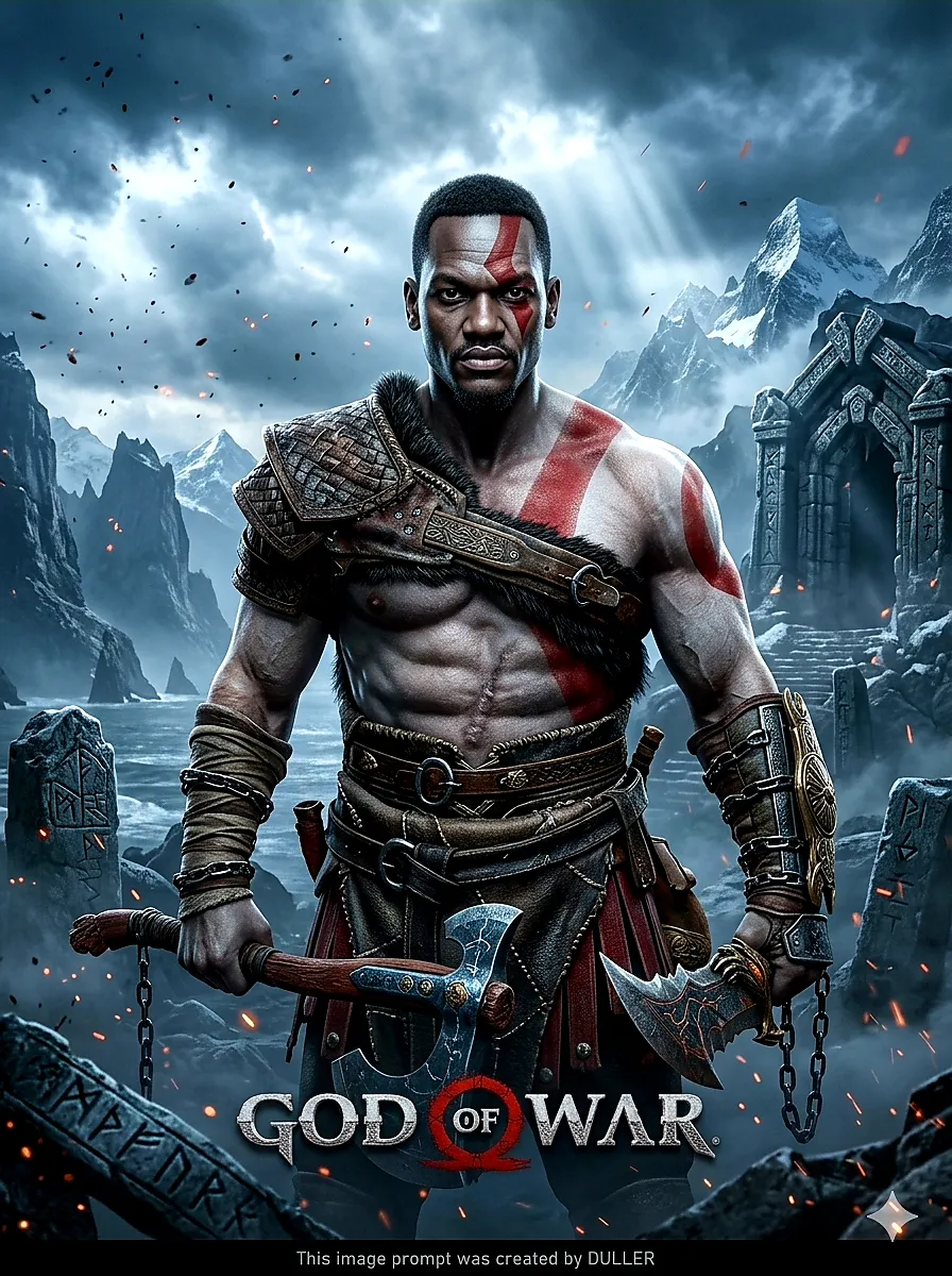 God of War Cinematic Character Poster