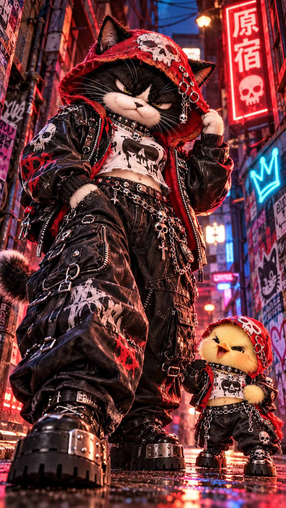 Skull Hood Street Queen
