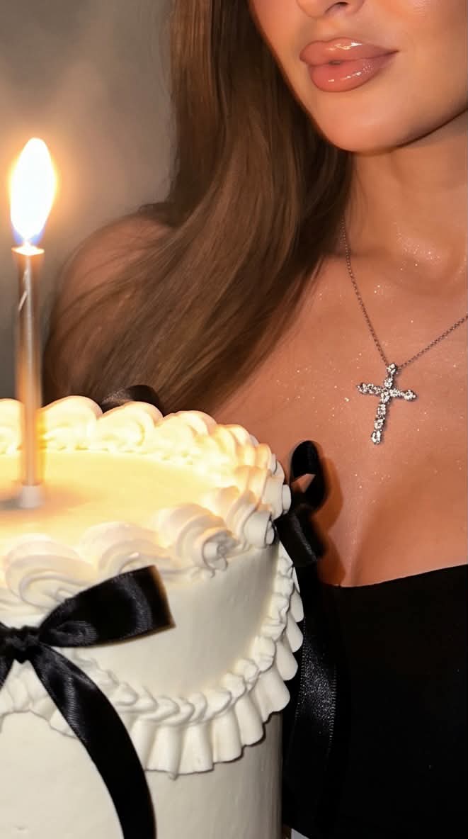Moody Smartphone Birthday Portrait with a Cake output 2