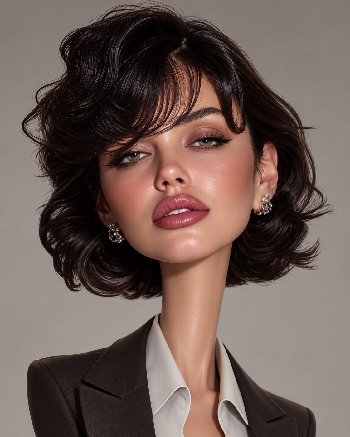 Stylized 3D Caricature Portrait output 3