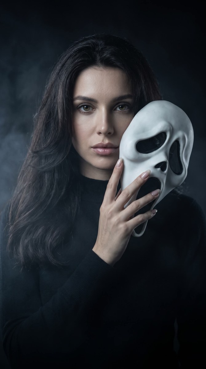 Dark Romance Ghostface Portrait output 2
