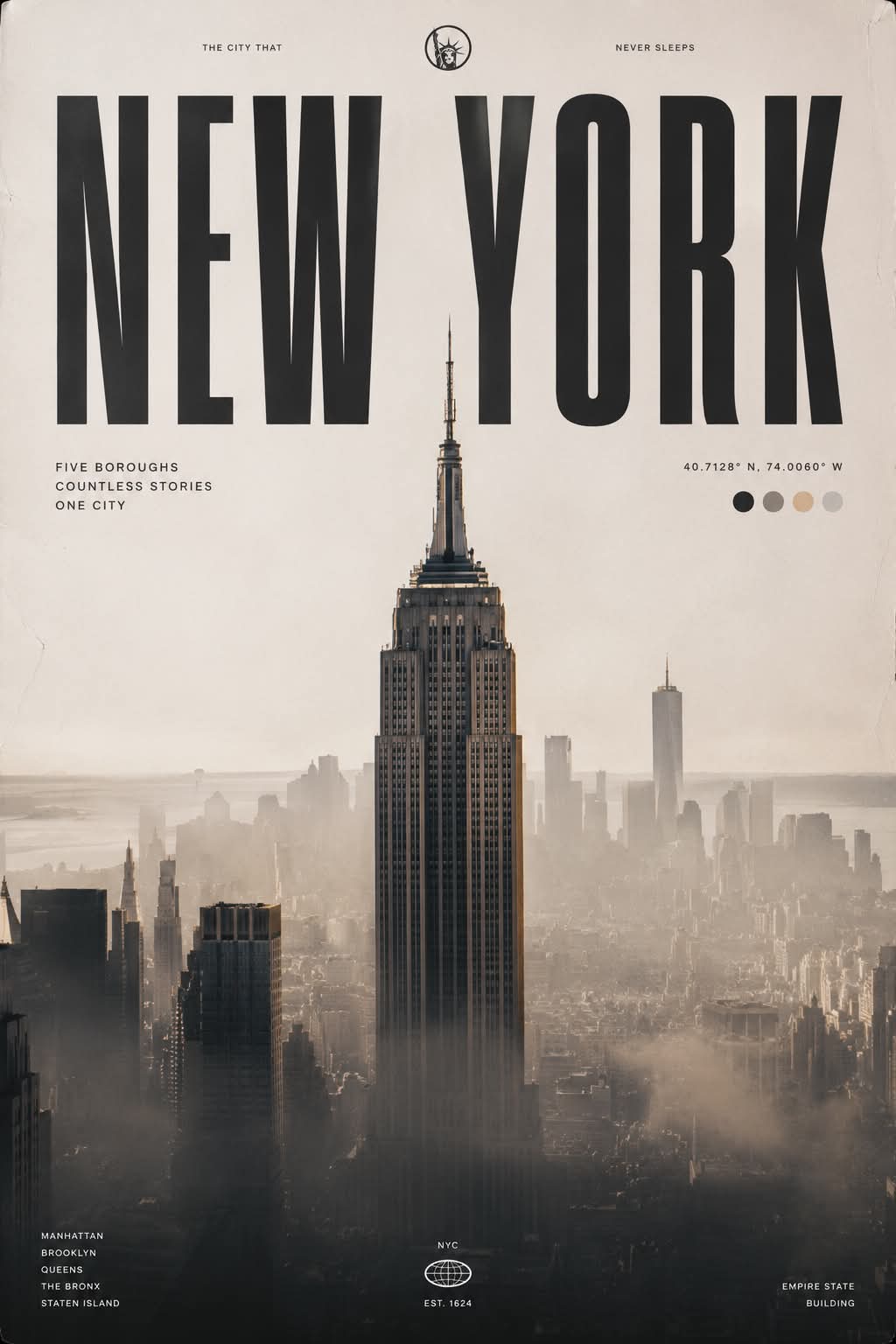 Location-Adaptive Cinematic Travel Poster output 4