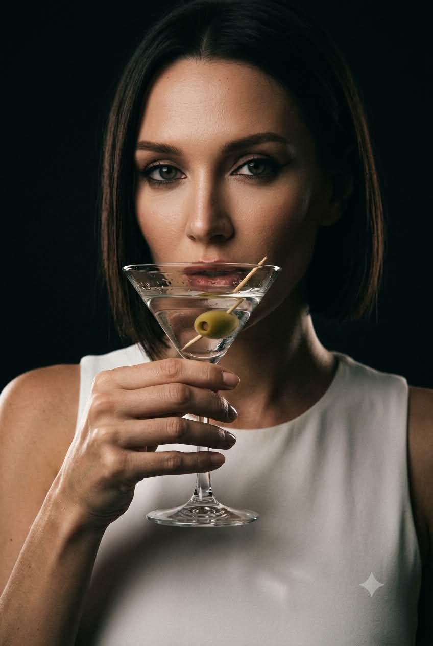 Moody Martini Fashion Portrait output 3