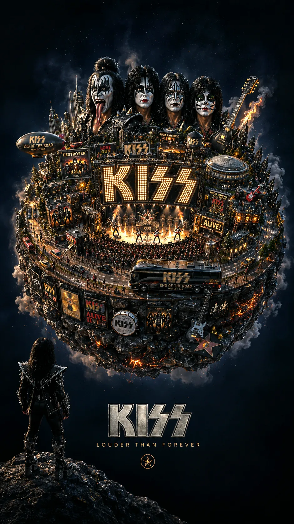 Spherical Planet Diorama of a Pop-Culture Icon output 2