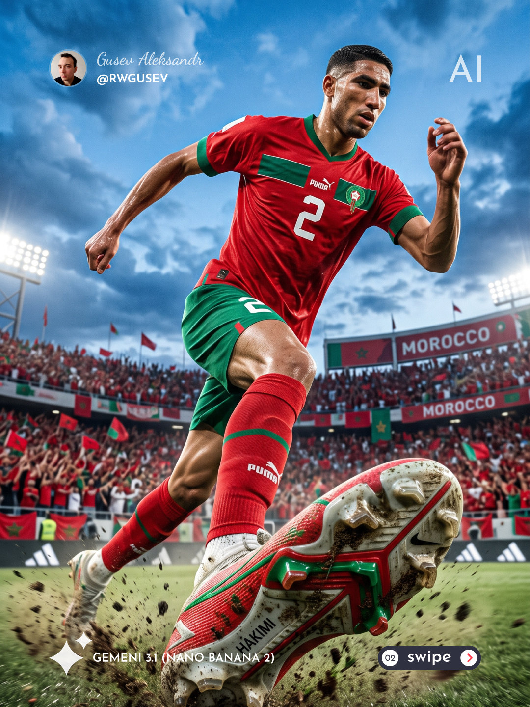 Low-Angle Soccer Poster output 2
