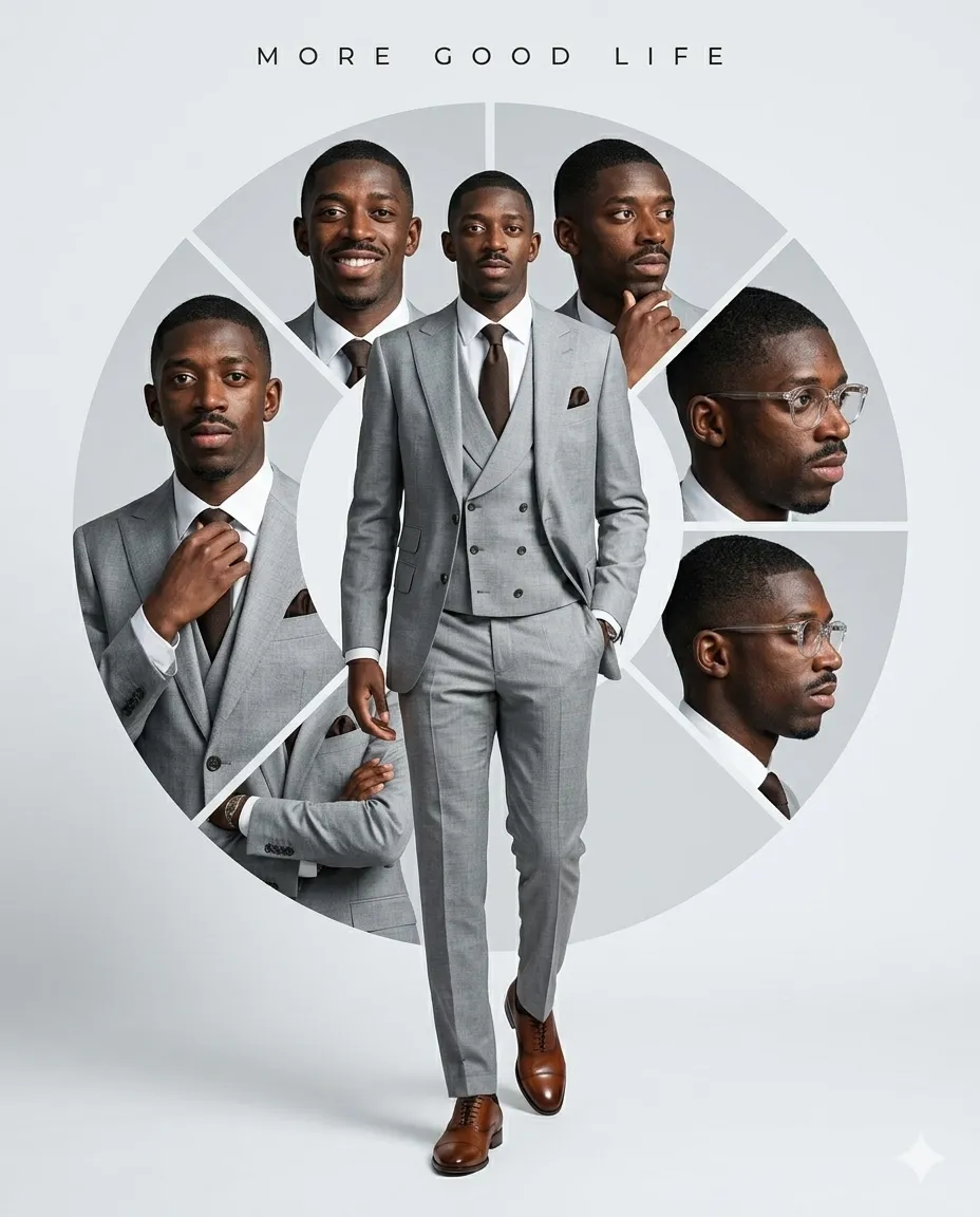 Luxury Men’s Fashion Editorial Poster output 1