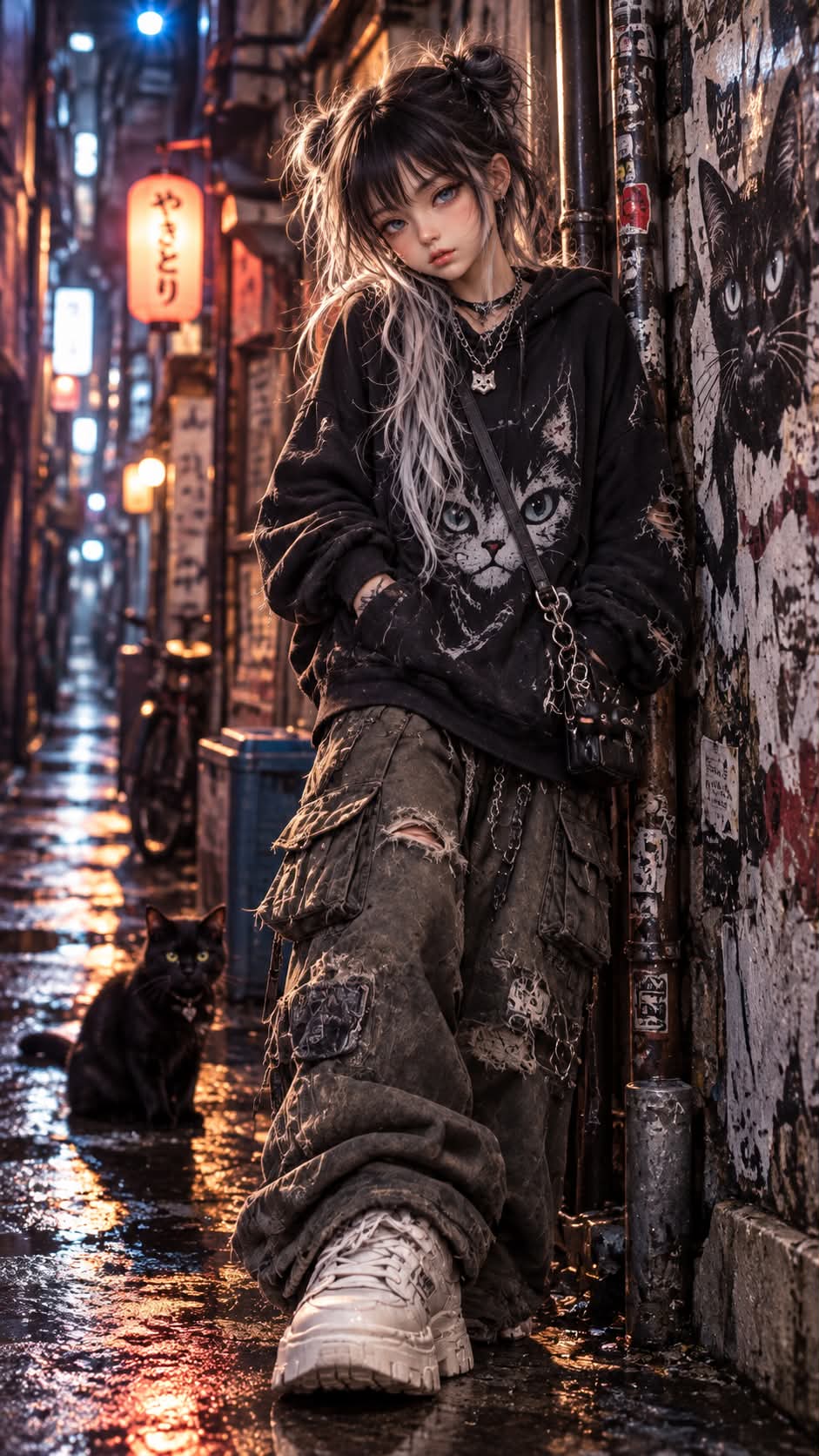 The Black Cat Girl — Shadows of Tokyo output 2
