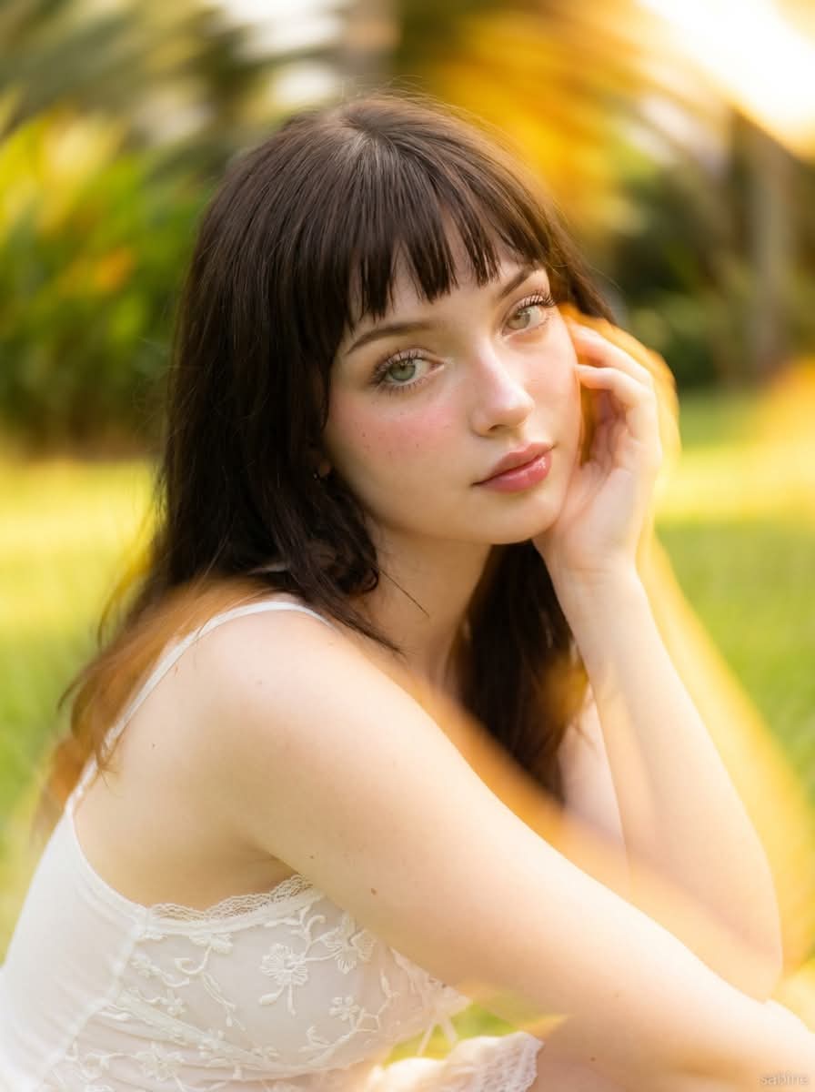 Dreamy Garden Lawn Portrait output 4