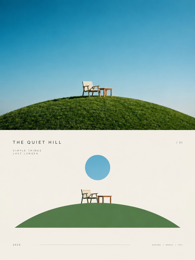 Minimalist Editorial Photo Poster output 4
