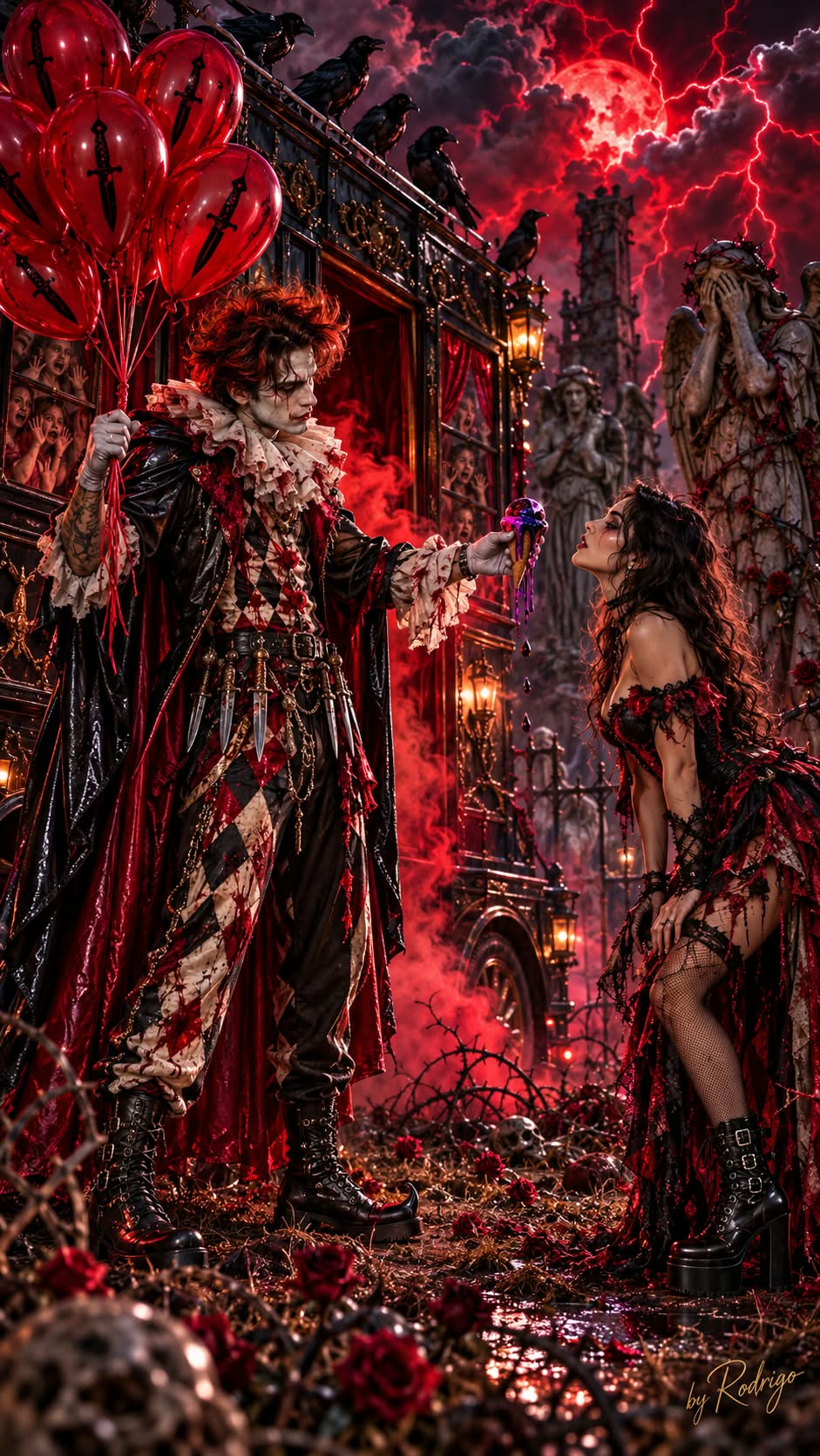 Harlequin–IT Horror Carnival with Cursed Ice Cream output 2