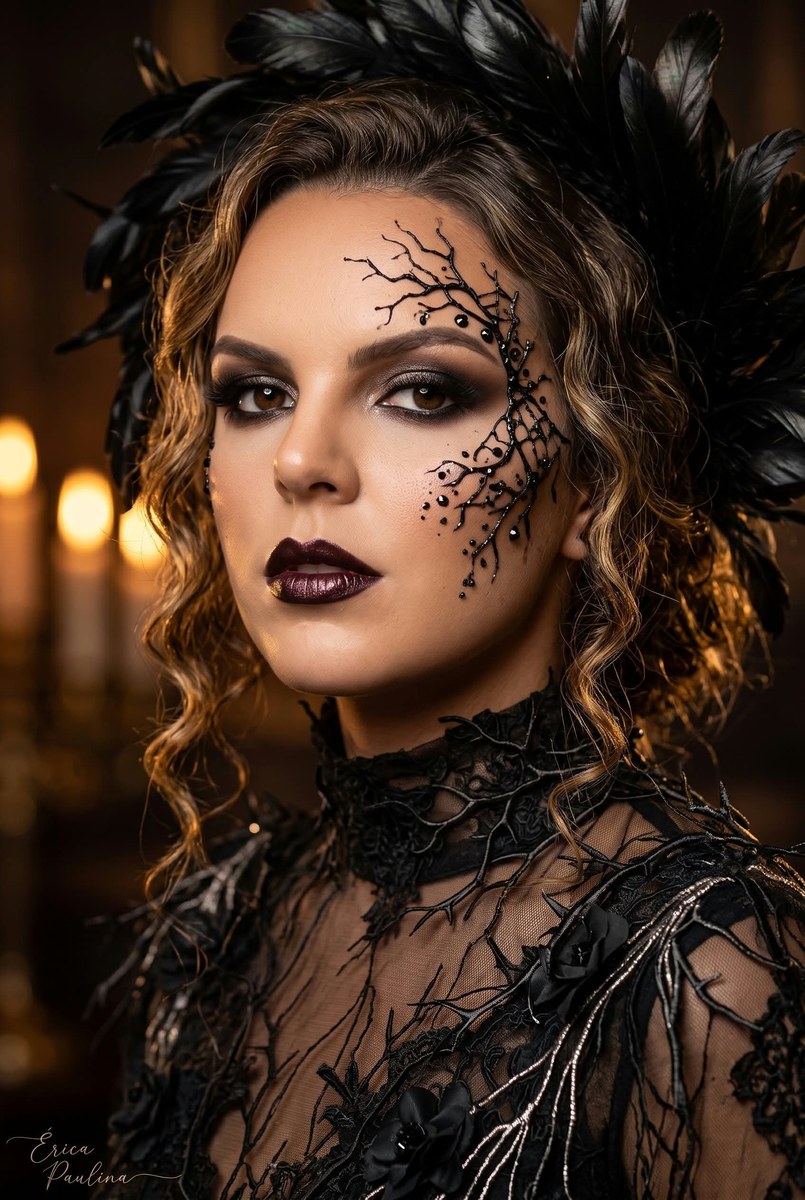 Gothic Queen Luxury Beauty Editorial output 5