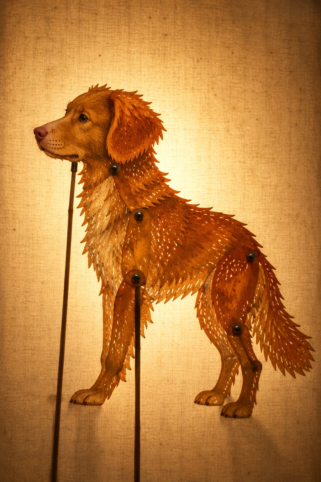 Traditional Shadow-Play Leather Puppet Photo output 2